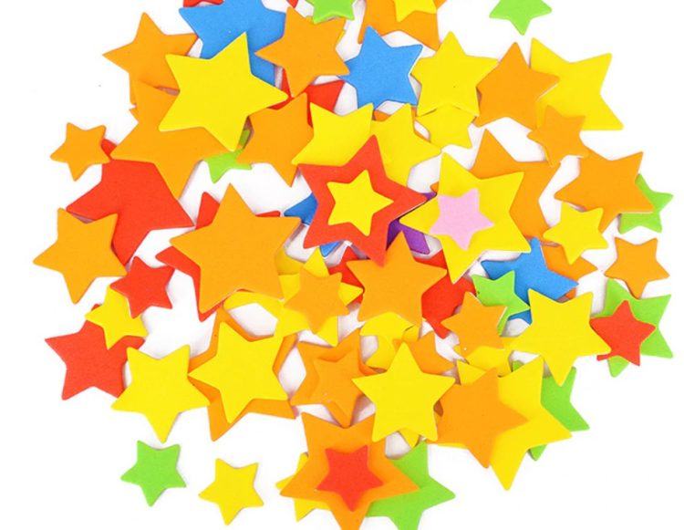 Lipnios putgumės dekoracijos žvaigždės