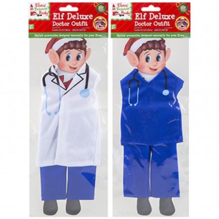 Gydytojo kostiumas Kalėdų elfui