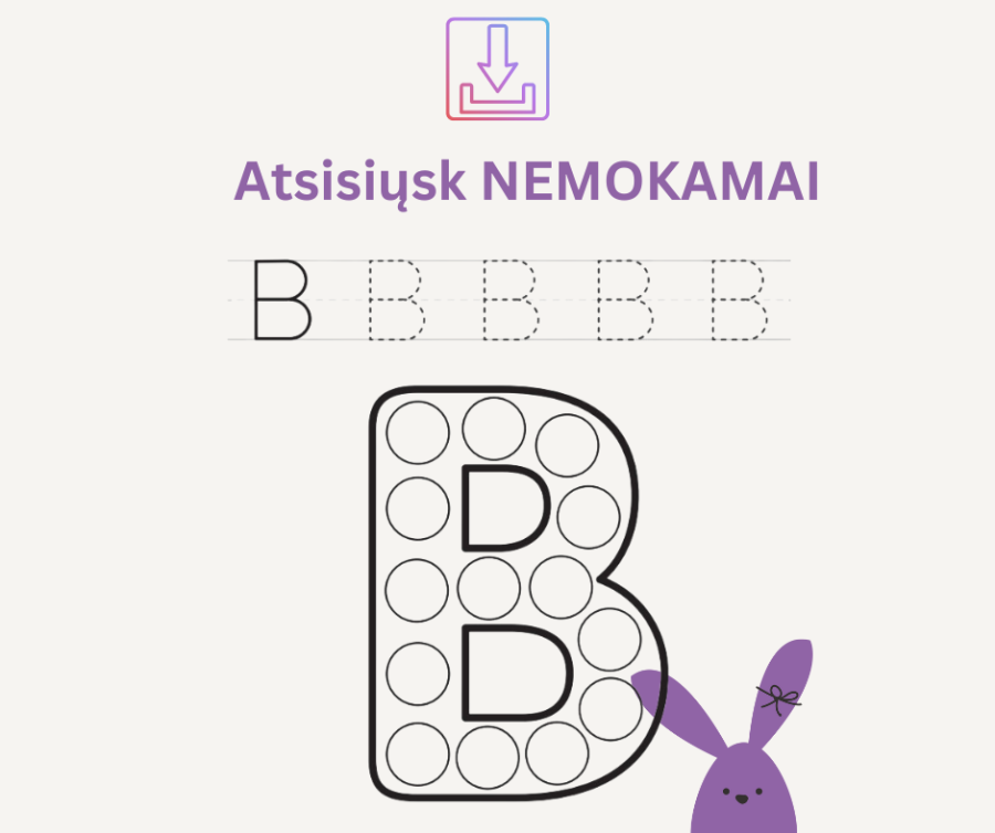 Mokomės ABĖCĖLĘ | 100zuikiu.lt