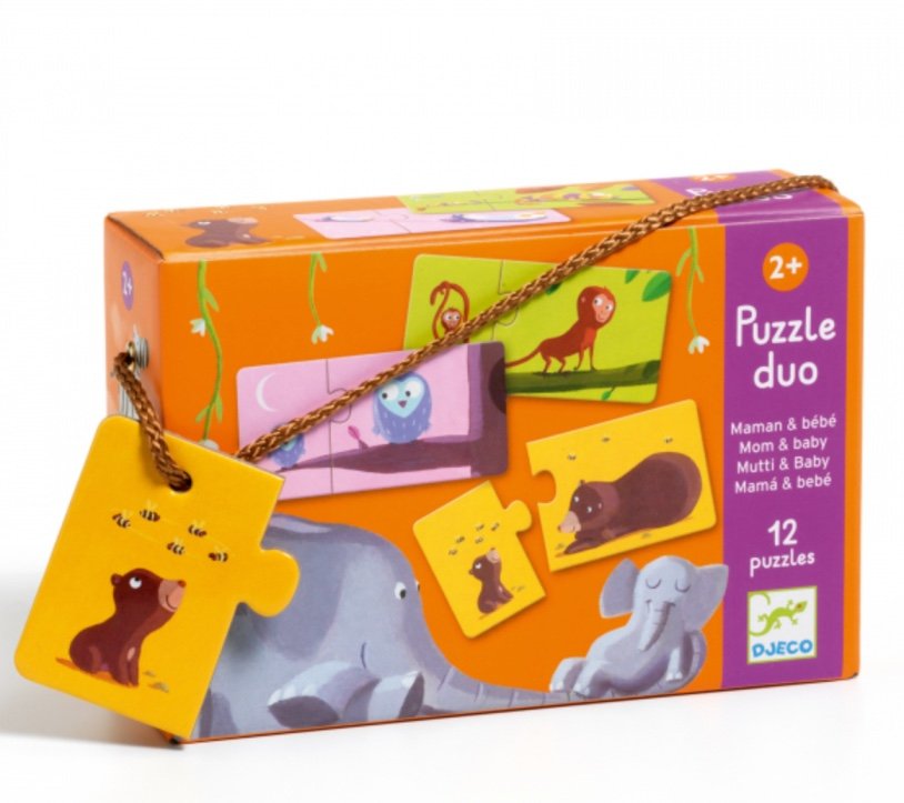 Dėlionė Mamos ir mažyliai Dėlionė Mamos ir mažyliai