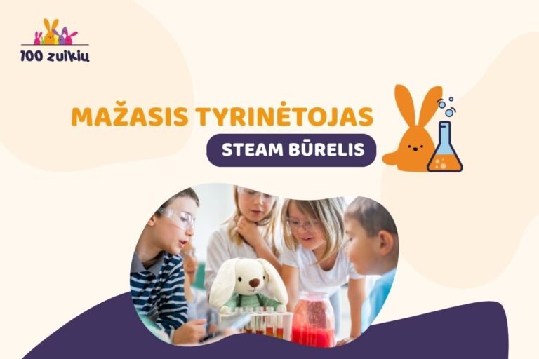 STEAM būrelis „Mažasis tyrinėtojas“